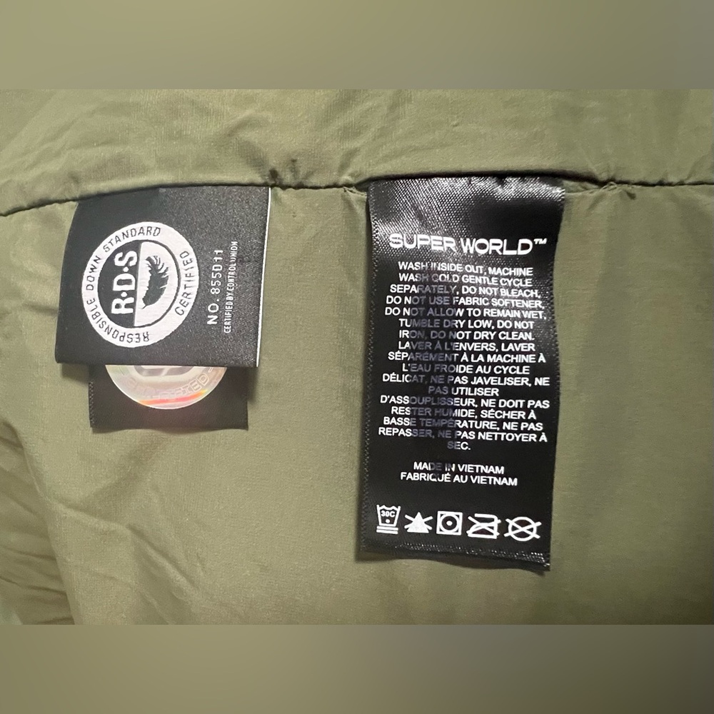 Tna The Super Puff₂O™ Mid Length - Rainstop™  Sz S - Picture 6 of 14